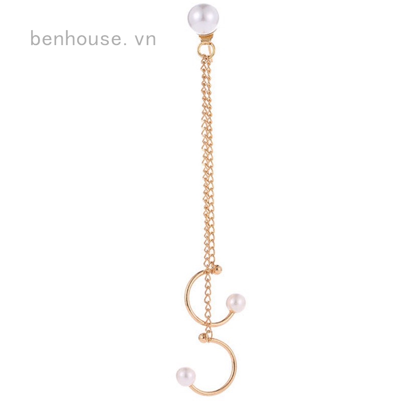 Khuyên tai dạng dây xích tua rua phong cách Punk Rock