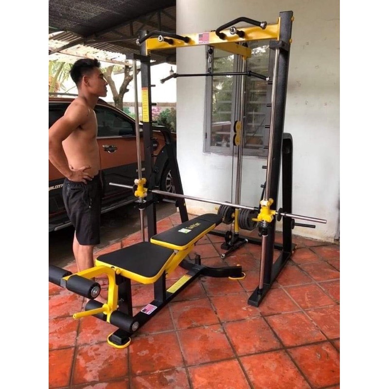 ghế tập đa năng—máy tập gym chuyên nghiệp XA02-hổ trợ ship 50%