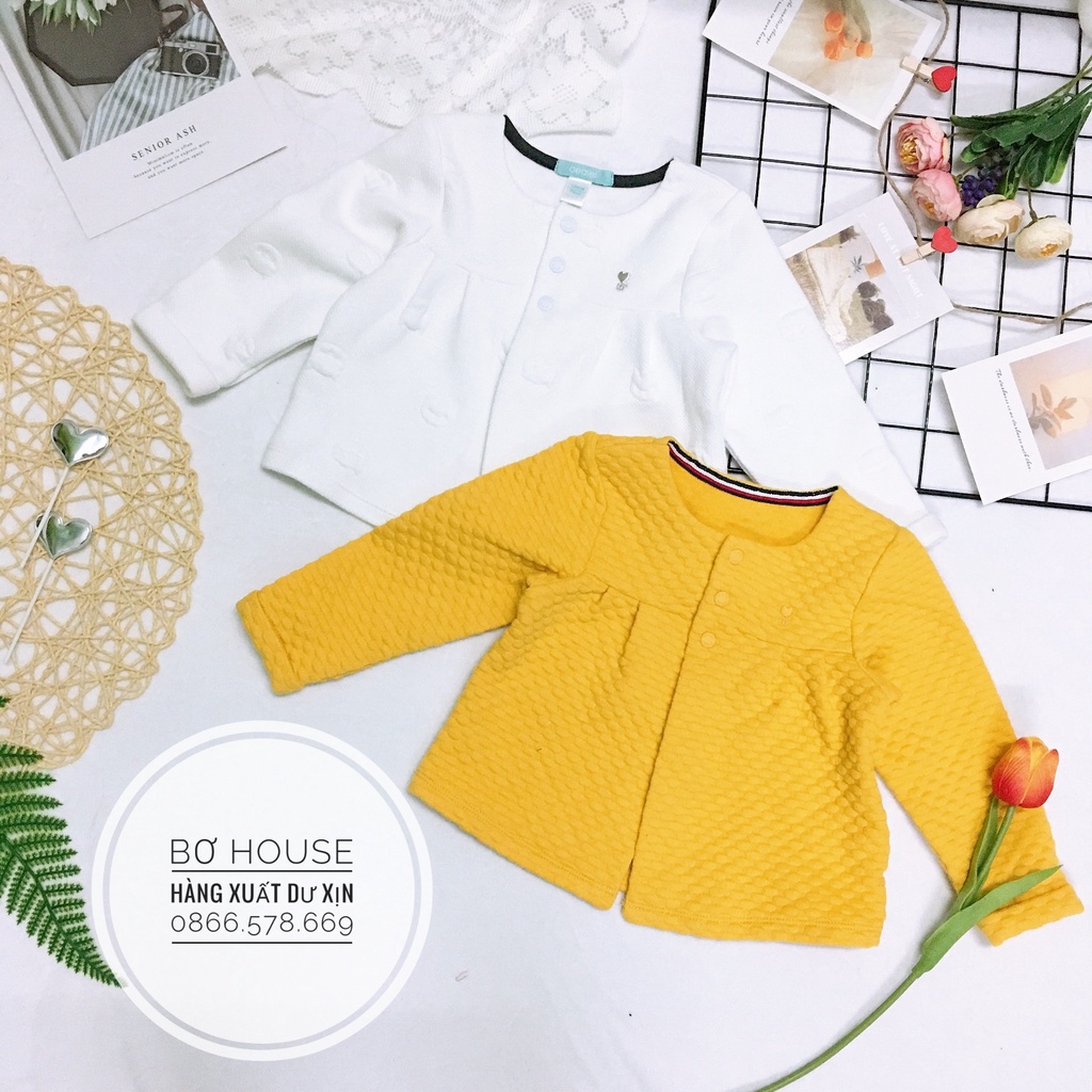 Áo Khoác Cadigan OBAIBI Xuất dư Pháp xịn cho bé gái