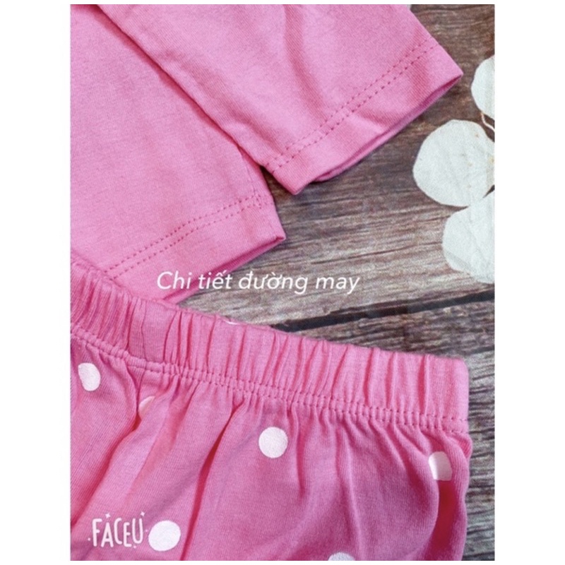 Quần áo bé gái, Bộ dài tay baby doll dễ thương. Hàng nhà máy chuẩn đẹp