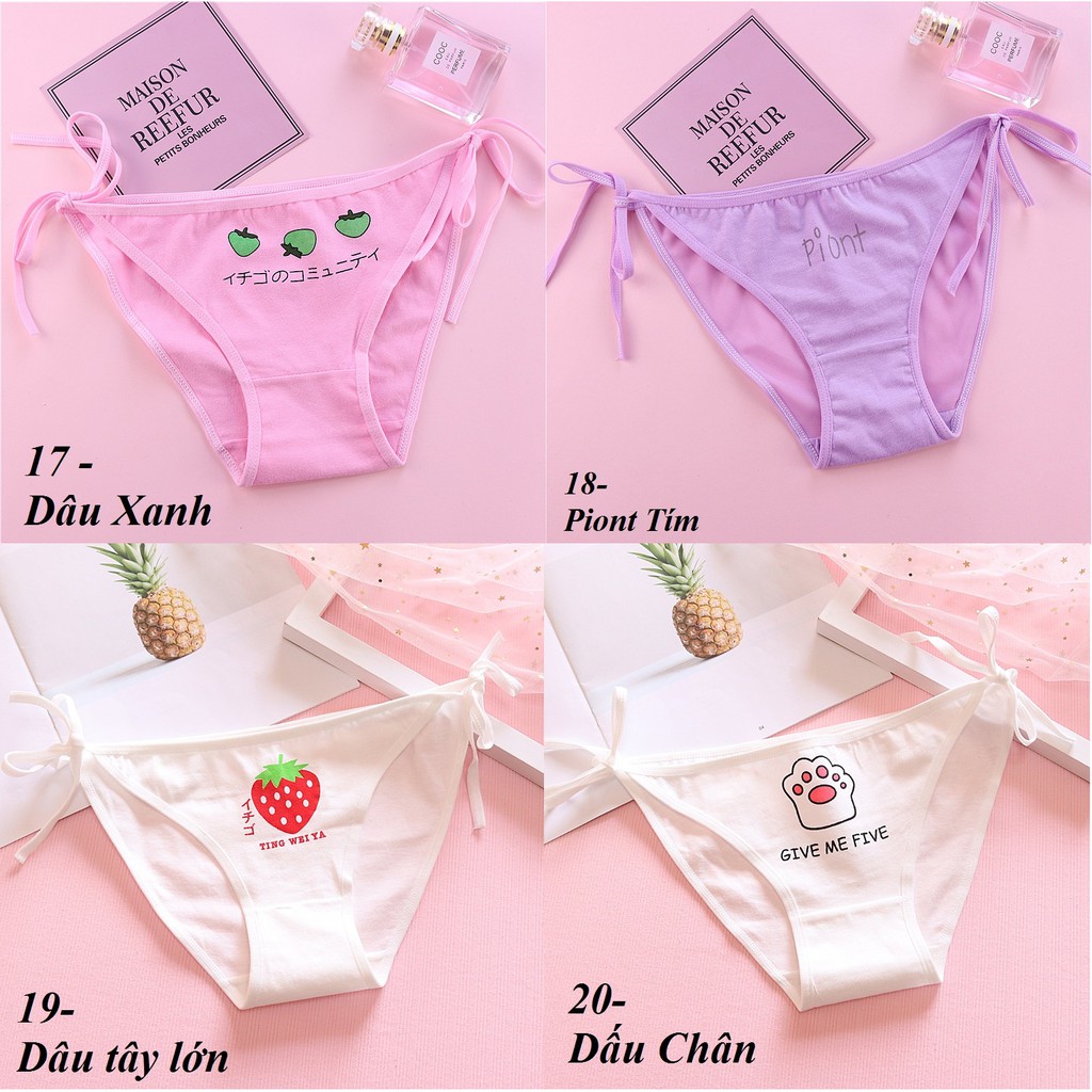 (FM đen về hàng) Quần lót cotton cột dây in chữ "Fuck me" - rất sexy | BigBuy360 - bigbuy360.vn