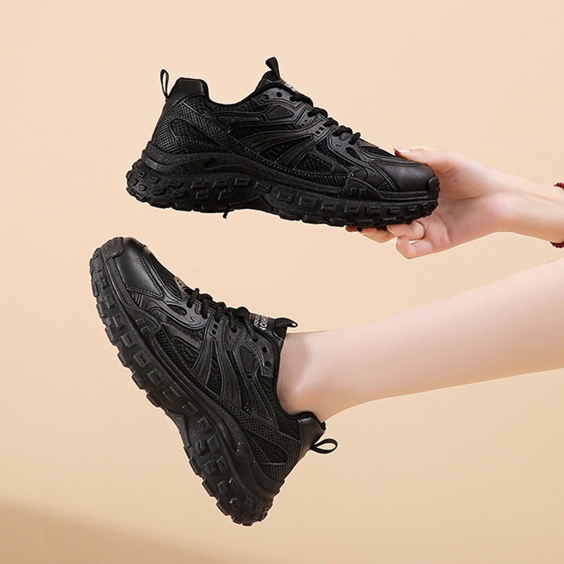 Giày thể thao IELGY đế dày phối lưới chống mài mòn thời trang cho nữ