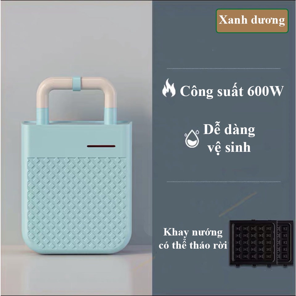 Máy Kẹp Bánh Mì Sandwick Đa Năng Tiện Dụng Công Suất 600W - BH 6 Tháng