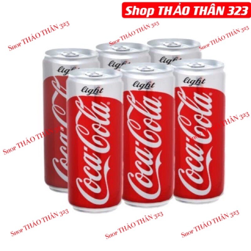 Nước Ngọt Coca-Cola Có Ga / Pepsi Zero (1 Lốc x 6 Lon)