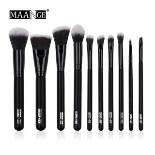 Bộ 10 cọ trang điểm MAANGE chuyên nghiệp làm từ sợi nylon
