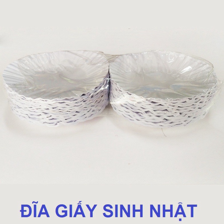 0,5kg đĩa giấy đựng bánh sinh nhật