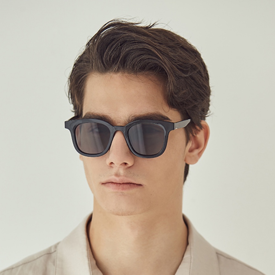 Kính râm chống tia UV hãng NICOLE Hàn Quốc NI5303 gọng vuông màu nâu/đen