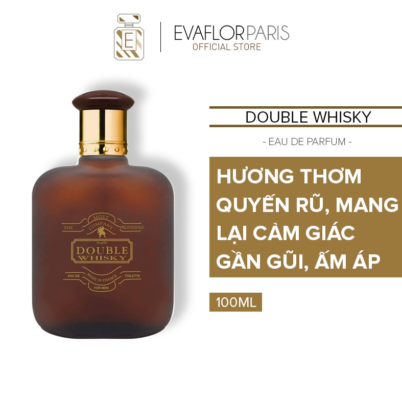 Nước hoa nam Evaflor Whisky Double chính hãng Pháp hương thơm quyến rũ gần thumbnail