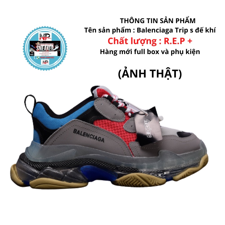 GIẦY THỂ THAO SNEAKER BALENCIAGA TRIP S ĐẾ KHÍ BẢN ĐẸP