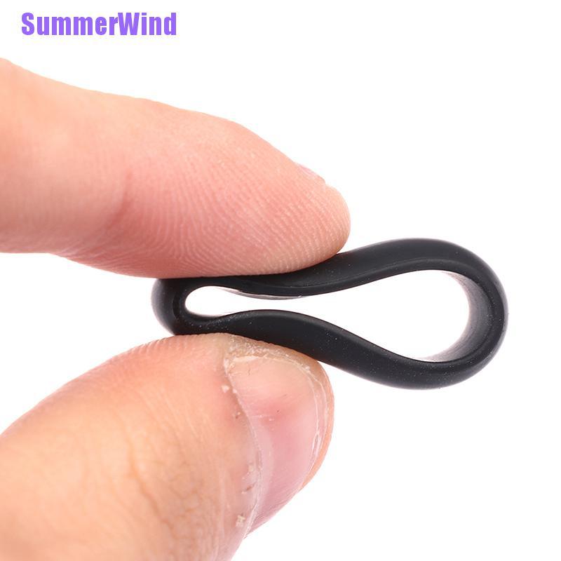 Nhẫn Đính Hôn Bằng Cao Su Màu Đen Họa Tiết Hoạt Hình