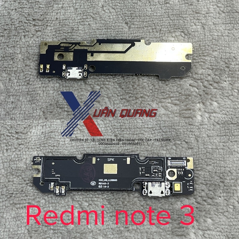 CỤM ĐUÔI SẠC REDMI NOTE 3