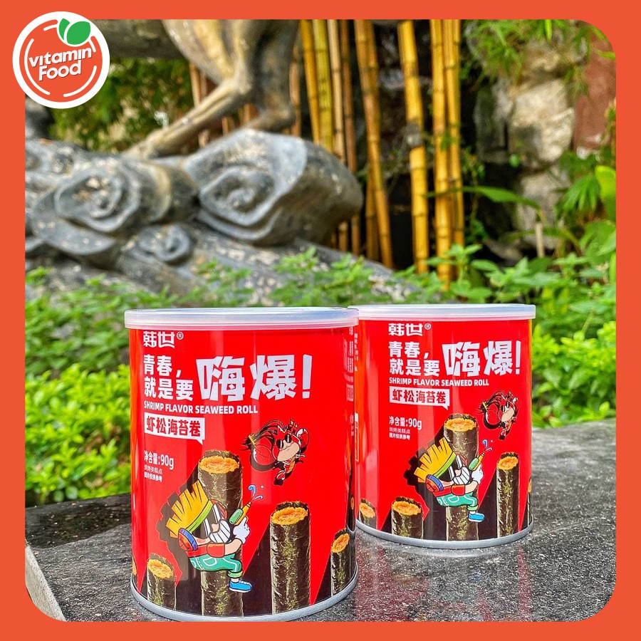 Snack Rong Biển Cuộn Chà Bông Trứng Muối | Vitamin Food | BigBuy360 - bigbuy360.vn