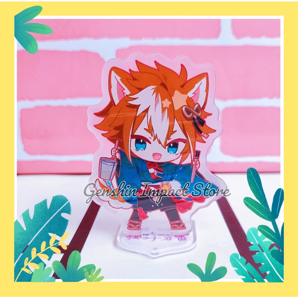 Mô hình standee nhân vật GOROU game Genshin Impact mẫu nhà hàng