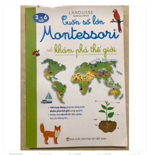 Sách - Combo 3 cuốn &quot; Cuốn sổ lớn Montessori &quot;