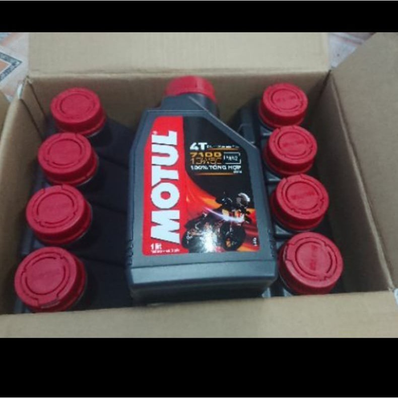 [ Chính Hãng ] Nhớt Motul 7100 10W50 1L , Nhớt tổng hợp 100%, Nhớt Xe Máy 4T dành cho xe số công suất cao