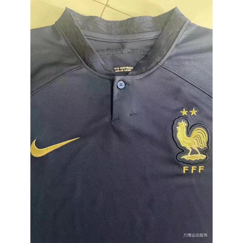 Áo Đồng Phục Bóng Đá Đội Tuyển Pháp Mùa Giải 22-23 Chất Lượng Cao Cho Nam