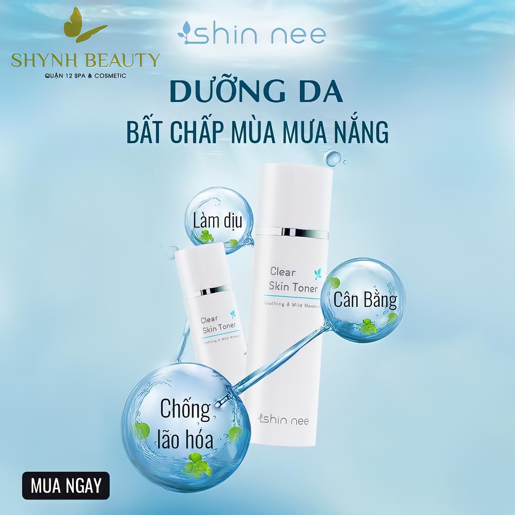 Nước Cân Bằng Làn Da Clear Skin Toner Shin-Nee