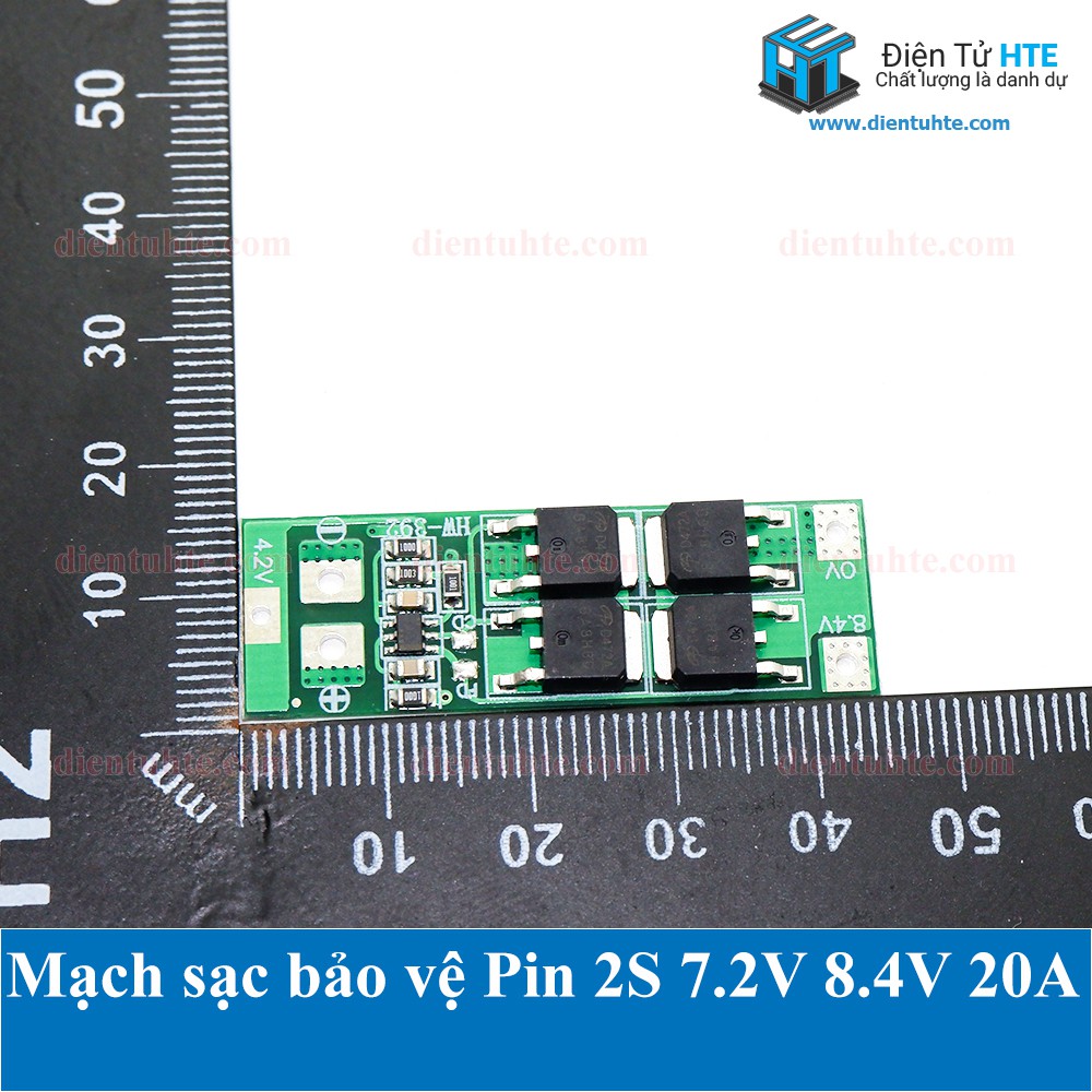 Mạch sạc Bảo vệ Pin 2S 8.4V 20A [HTE Quy Nhơn CN2]