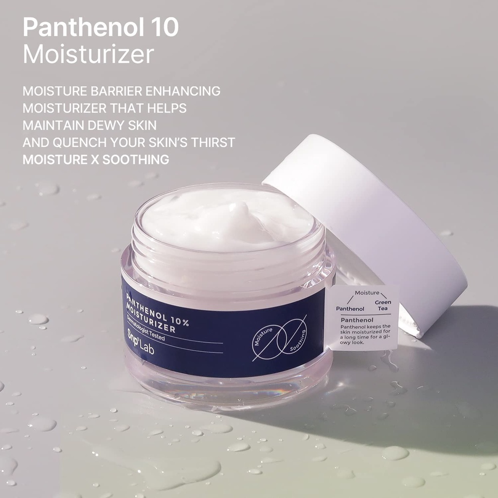 Kem Dưỡng Ẩm Chuyên Sâu SNP LAB Panthenol 10 Moisturizer