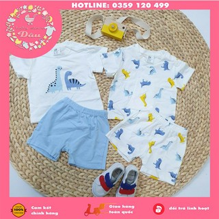 BỘ H&M HỌA TIẾT KHỦNG LONG ĐỦ SIZE