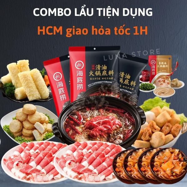 Combo lẩu Haidilao tiện dụng - Cốt gia vị lẩu Haidilao Tứ Xuyên Trùng Khánh cô đặc dùng ngay - LuNa Store