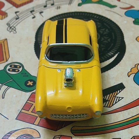 Xe Mô Hình  57 Corvette Johnny Lightning