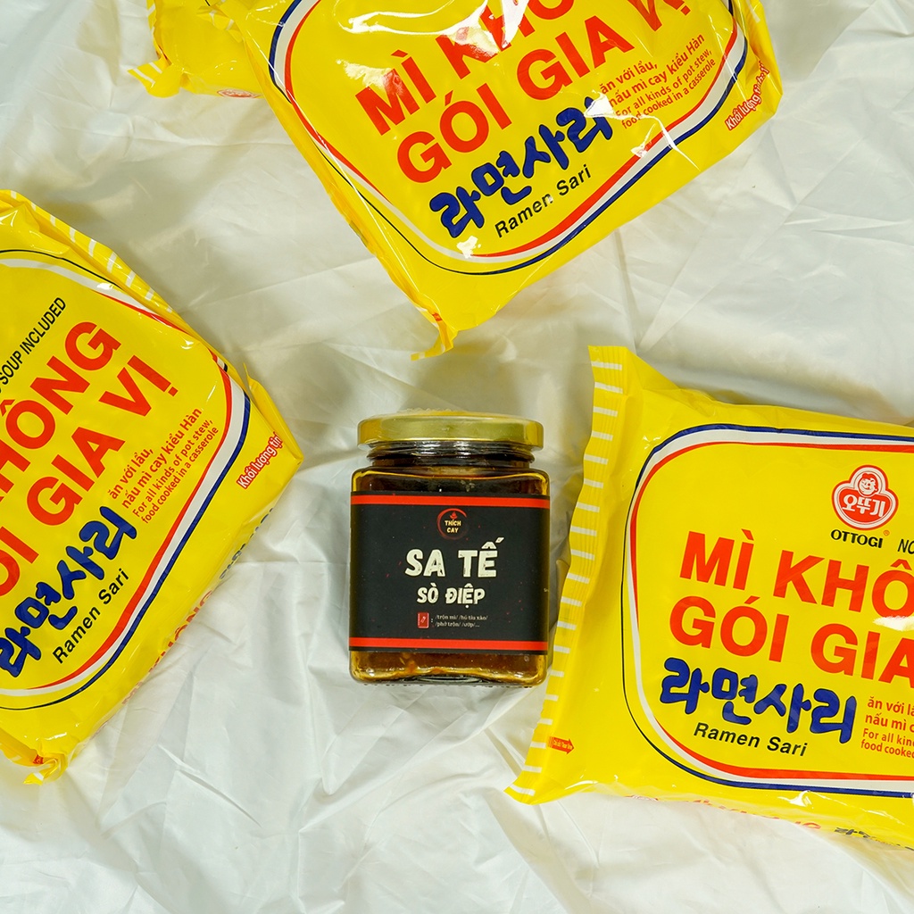 Mì không gói gia vị Otogi 110g, mì trộn, ăn lẩu, nấu mì cay tiện lợi