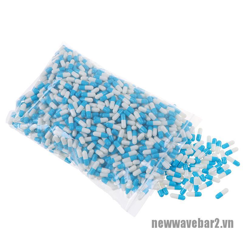 (Hàng Mới Về) Bộ 1000 Viên Nang Gel Vitamin Cứng Kích Thước 2