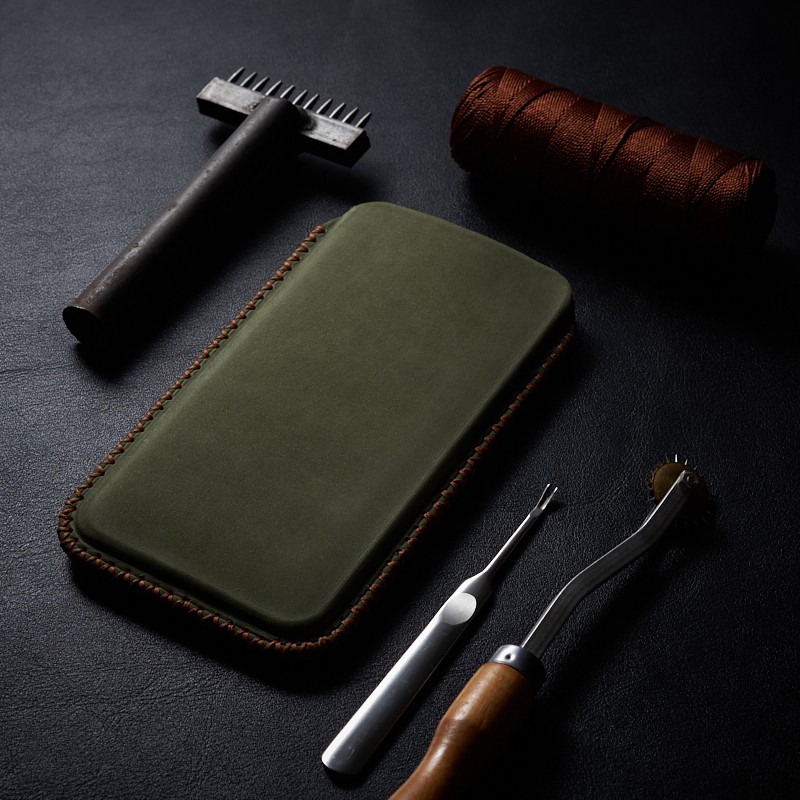Bao Da Rút Ionecase Iphone XS Max Luxury Handmade Da Bò Thật