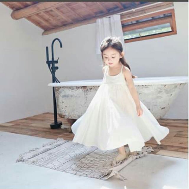 Váy maxi cho bé(kèm ảnh thật shop tự chụp nhé )