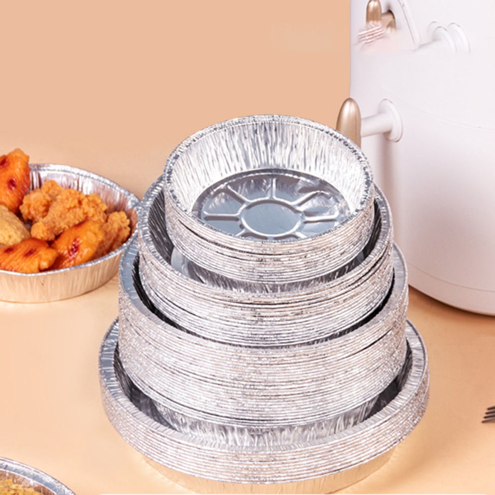 Bộ 10 Giấy Thiếc Lót Nồi Chống Dầu Dùng Một Lần Tiện Dụng Cho Nhà Bếp