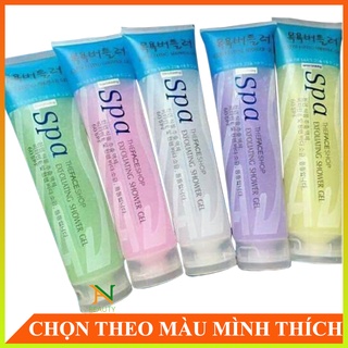 Tẩy tế bào chết Spa Exfoliating Shower Gel Hàn Quốc