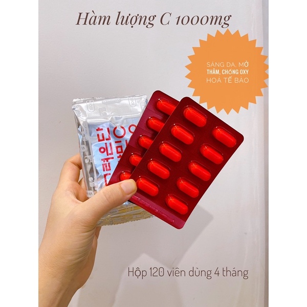 Vitamin C Eundan hộp 120v