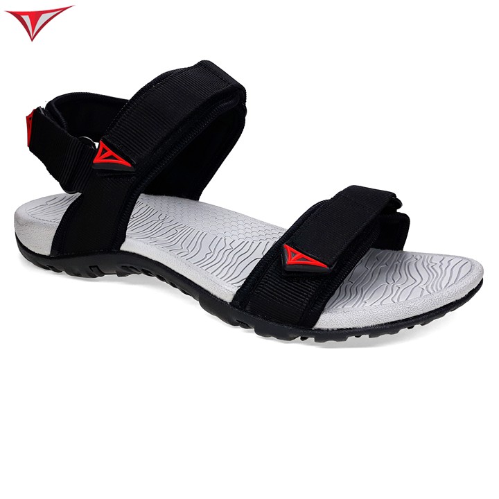 [Fullbox] Giày Sandal Nam Nữ Việt Thủy Hai Quai Ngang Đen - VT016