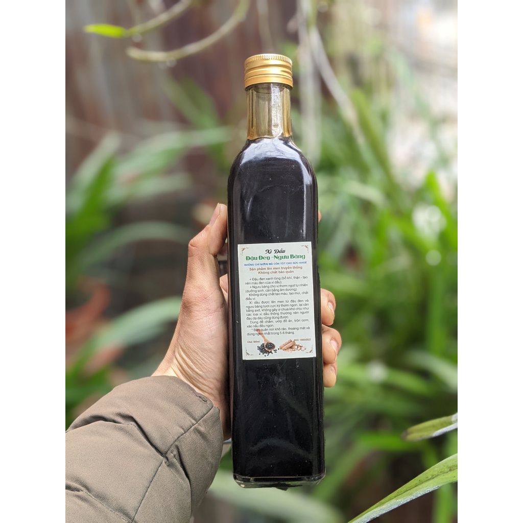 Xì dậu đậu đen ngưu bàng lên men truyền thống 100% tự nhiên 500ml
