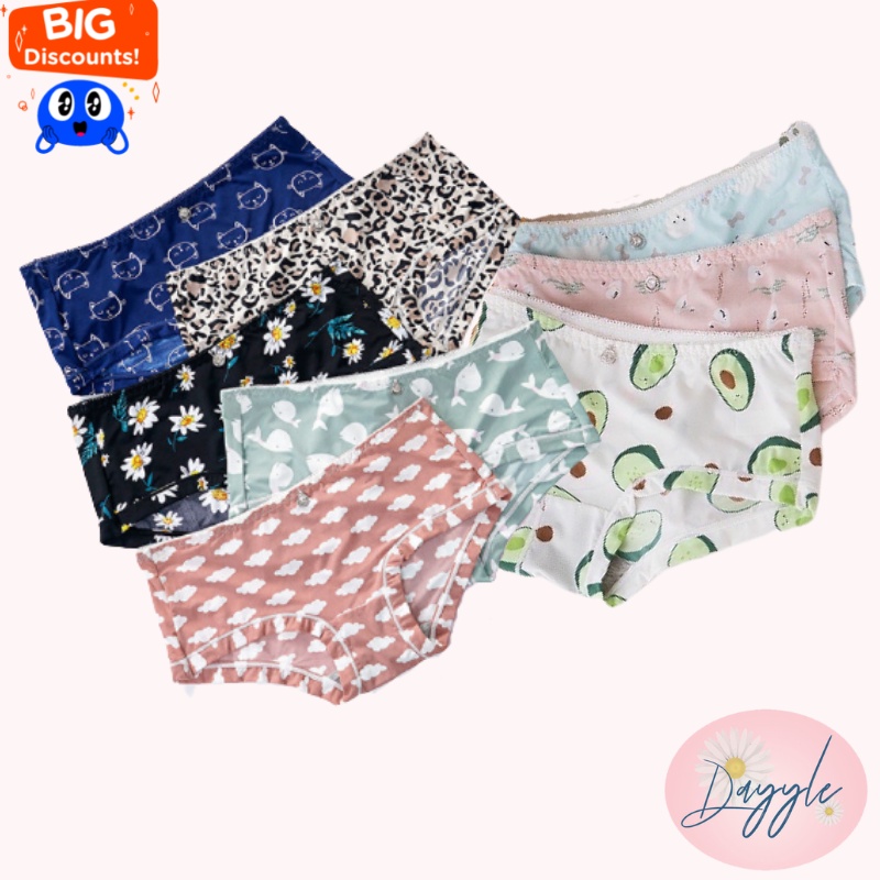 Quần Lót Su nữ💕 Gấp Viền Hoạ Tiết Hoa Dễ Thương Nữ Tính mát lạnh chất cao cấp | BigBuy360 - bigbuy360.vn
