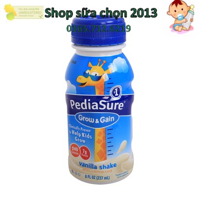 Sữa nước Pediasure Grow&Gain 237ml hàng chuẩn công ty