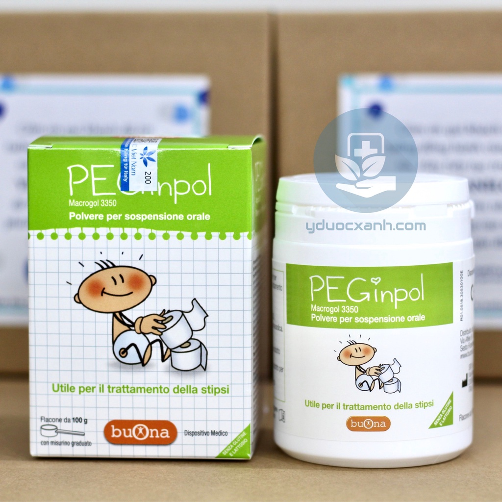 Mua  Nhuận tràng PEGINPOL Lọ 100g, Bột giảm táo bón cho bé, trẻ em - Y Dược Xanh