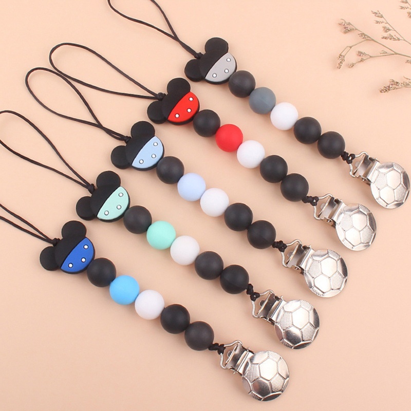 Giá Đỡ Đồ Chơi Gặm Nướu Có Dây Xích Dành Cho Bé 0-6 - 12 Tháng Tuổi