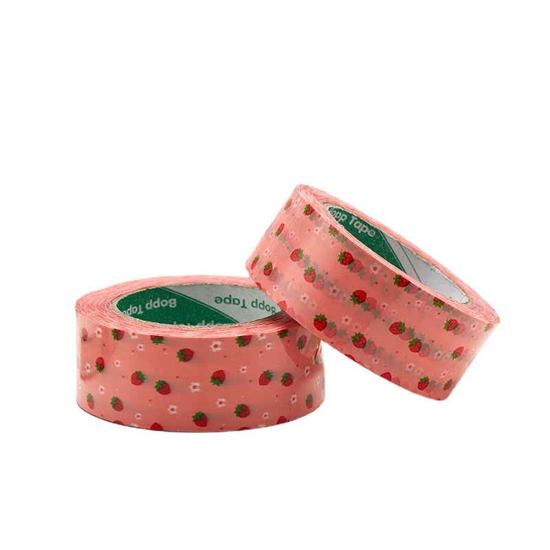 Băng keo 5F dính gói hàng, dán niêm phong hộp hàng, đóng gói cảm ơn thank you, hoạ tiết decor dễ thương ❤️