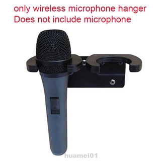 Organizer Accessories Space Saving Black Double Hook Easy Install Dual-use Wireless Microphone Hanger