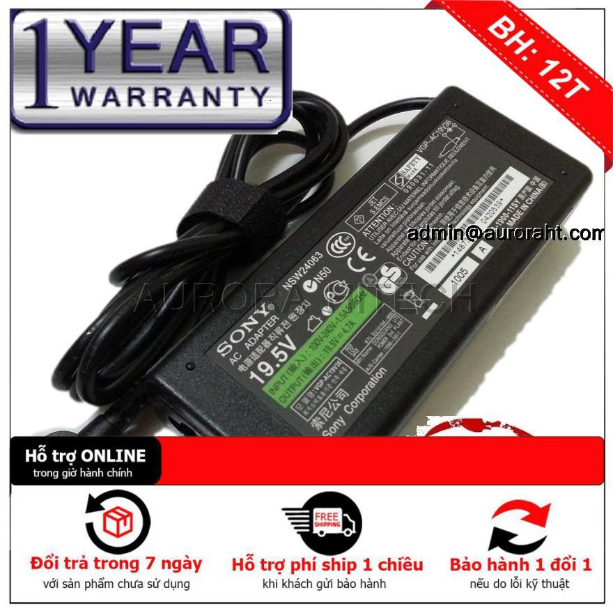 Sạc sony vaio VPCF13Z8EBI VPCZ21SHX/X VPCZ2290S VPCS110FL VGN-CS27 VPCEH2CFX VPC-Z213GX VPCS13L9E VPC-SE1BFX VPC-EF22FX