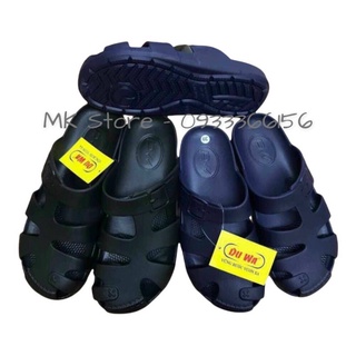 Dép Sục Lười Bít Mũi Nam Siêu Nhẹ Siêu Bền - Dép Nam Siêu Nhẹ Đi Mưa Lao Động - SL047