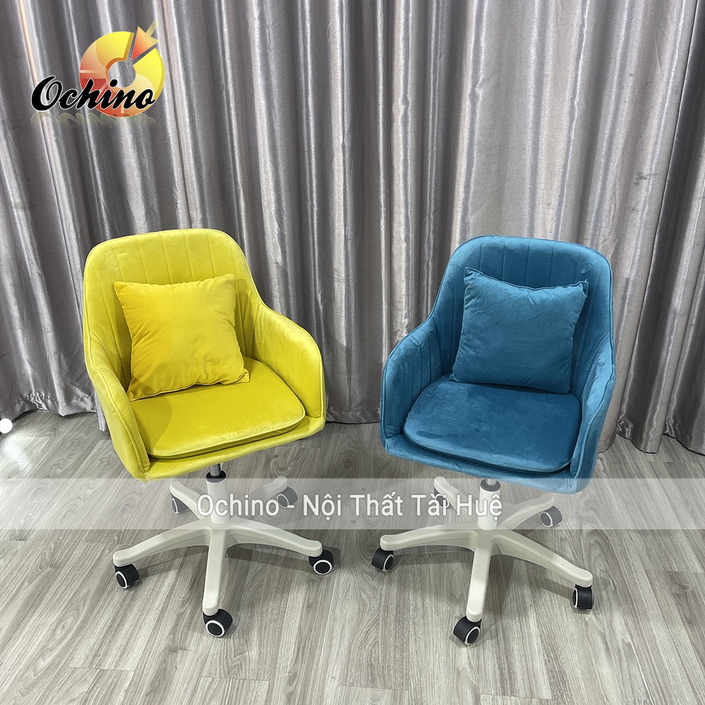 Ghế Trang Điểm, Ghế Xoay Văn Phòng Mẫu Vân Sò Cao Cấp Phong Cách Bắc Âu ( Ảnh Thật)