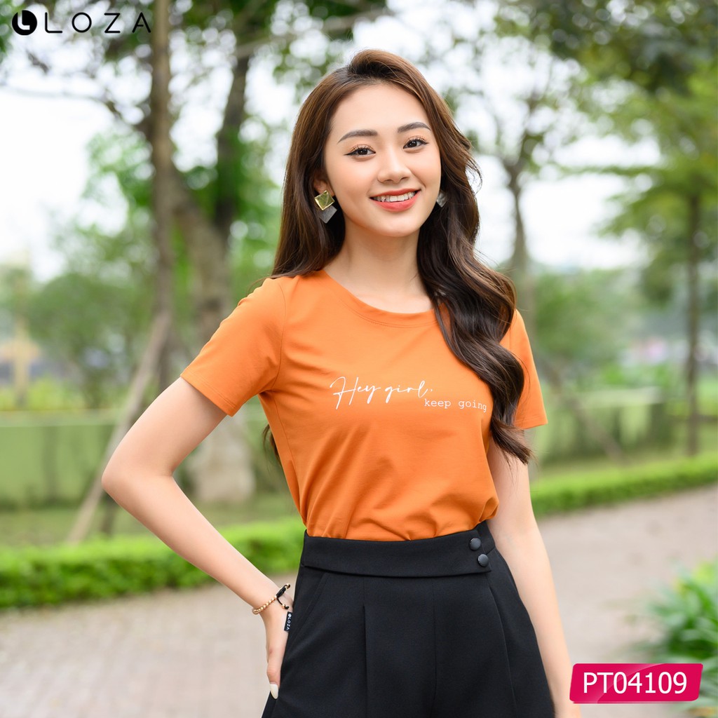 [FREESHIP 50K] Áo phông in chữ-LOZA PT04109