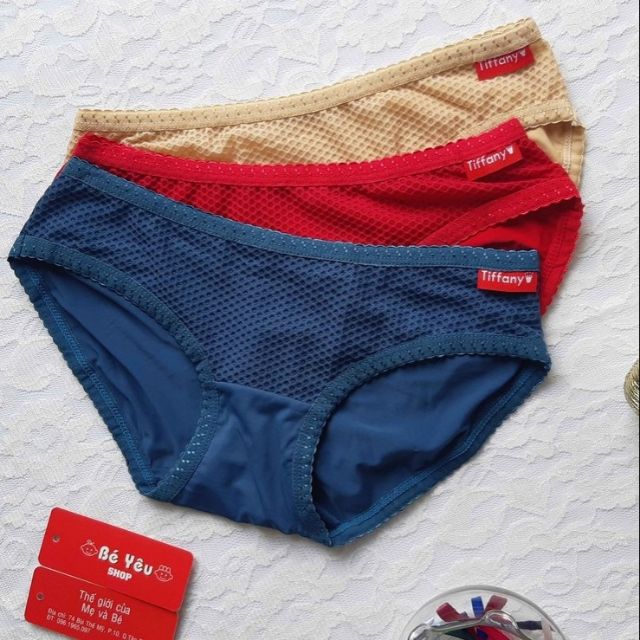 (2025)10 quần lót thông hơi TIFANY