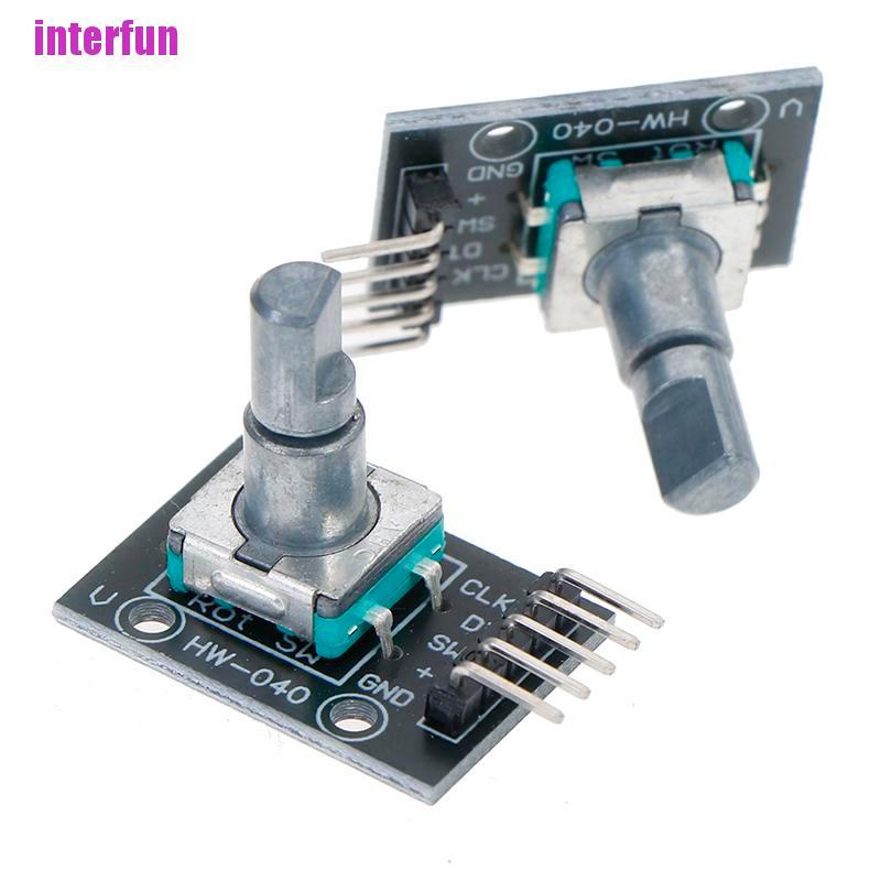 [Interfun1] Integrated Circuits Rotary Encoder Ky-040 Brick Sensor Development For Arduino [Fun]