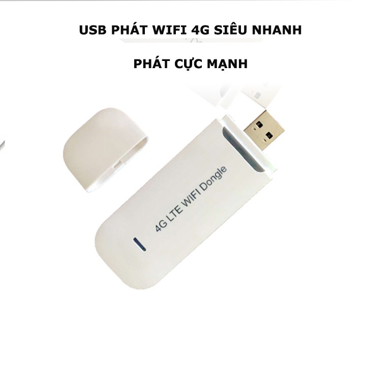 (Hàng Sin) Usb Phát Wifi 4G LTE Chuẩn HSPA Dongle Cao Cấp - Hàng Nhập Khẩu - Tốc Độ Ánh Sáng