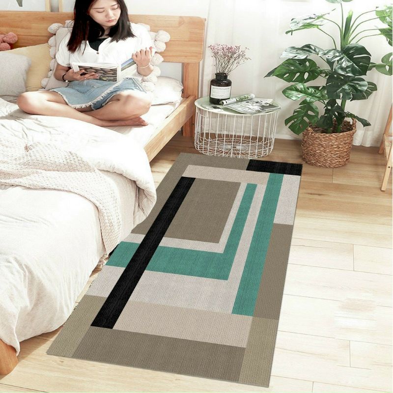 Thảm văn phòng,Thảm chân giường chất liệu nỉ nhung dệt .size 80×2m