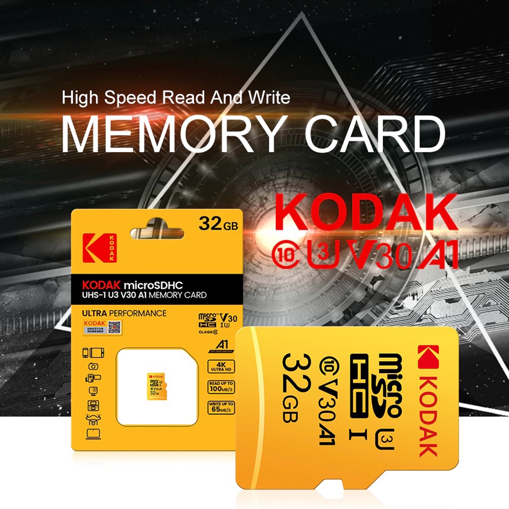 Thẻ nhớ Kodak 32GB chuyên dụng cho camera hành trình